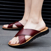 Men's Slippers Outer Wear Plus Size Beach Shoes